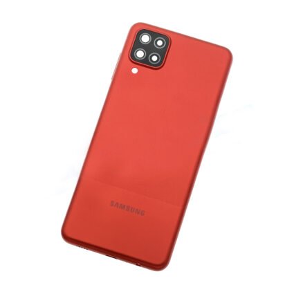 Tapa trasera para Samsung Galaxy A12 SM A125F – Rojo.jpg