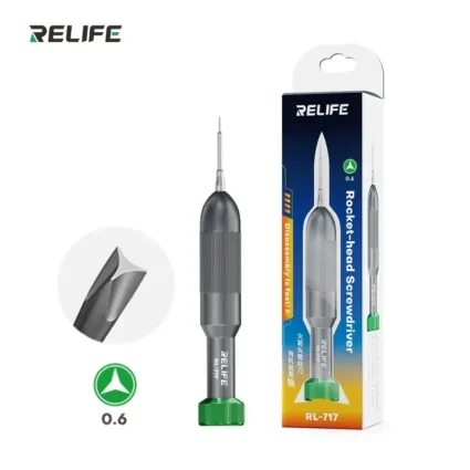 RL-717] Destornillador Con Cabeza De Cohete De Estrella Triangular 0.6MM – Verde