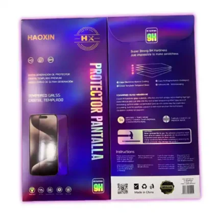 Protector De Cristal Templado Completo para iPhone 16 Pro Max