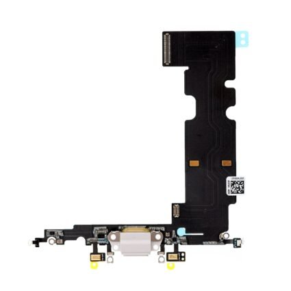 Flex Conector De Carga Lightning Y Micrófono para iPhone 8 Plus – Blanco