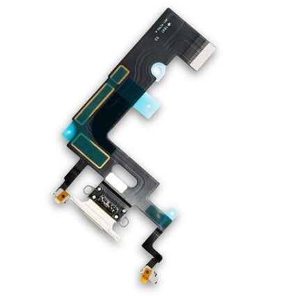 Flex De Conector De Carga Lightning Y Micrófono para iPhone XR – Blanco