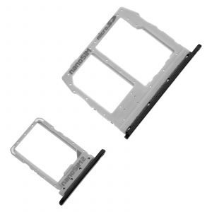 Bandeja porta SIM y Micro SD, LG K50s  X540 -Negro