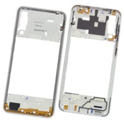 Carcasa intermedia para Samsung Galaxy A30s A307F – Blanco