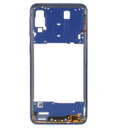 Carcasa intermedia para Samsung Galaxy A40 A405F – Azul