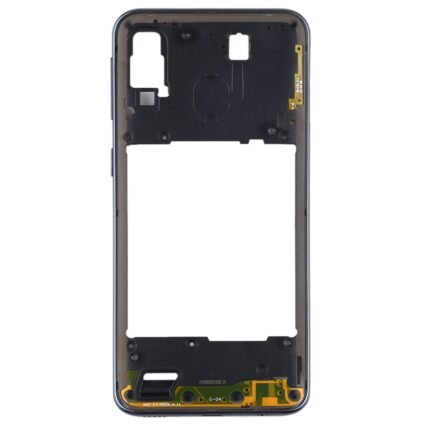 Carcasa intermedia para Samsung Galaxy A40 A405F – Negro