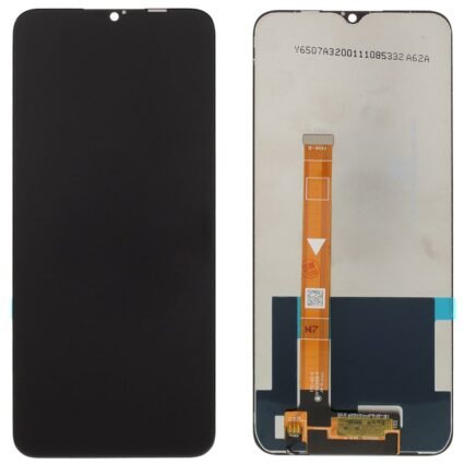 Pantalla completa sin marco para Realme 5i, Realme 6i, Realme C3 – Negro