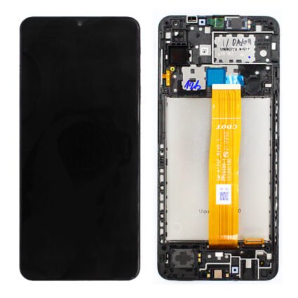 Pantalla completa con marco Original para Samsung Galaxy A12 (2020) A125F – Negro version CDOT