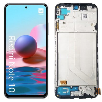 Pantalla completa con marco Original para Xiaomi Redmi Note 10 – Negro