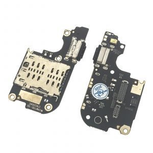 Placa con conector de carga, micrófono y lector SIM para Xiaomi Mi 10 Lite