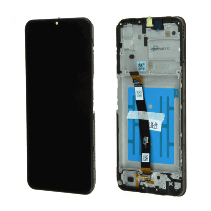Pantalla Completa Original Con Marco para Samsung Galaxy A22 5G (A226B) – Negro Black Service Pack