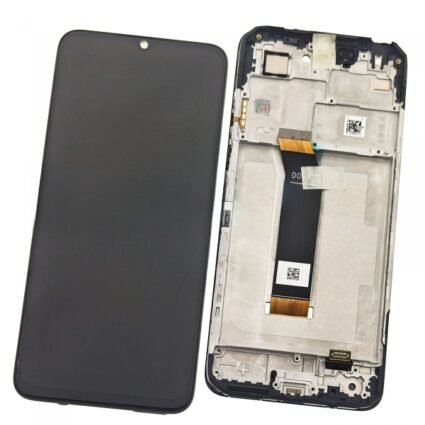 Pantalla Completa Original Con Marco LCD Y Táctil para Xiaomi Poco M4 5G / M5 4G – Negro (Service Pack)