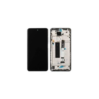 Pantalla original completa con marco para Xiaomi Mi 10T Lite 5G – Negro Service Pack